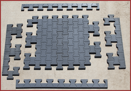 Dog Agility Mats Interlocking Tiles 3/4 Inch x 1x1 Meter