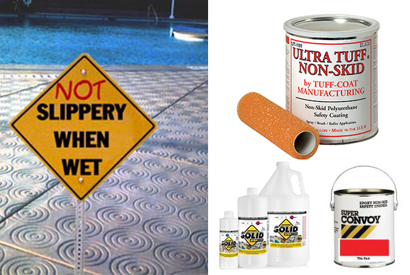 Anti-Slip Spray Coating for Wet Slippery Floors & Surfaces