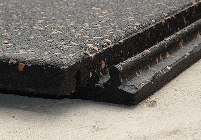 PopLock 1" Interlocking Tile Male Edge Close-up
