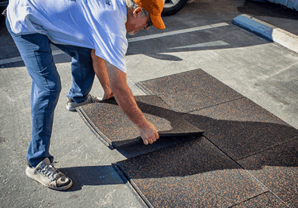 PopLock Hidden Interlocking tile Staggered Installation Option