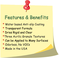 Safe Tread CLEAR Anti Slip Coating